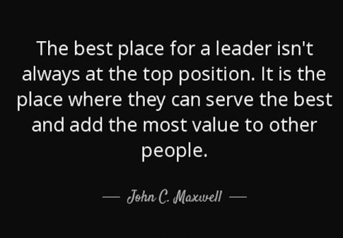 1-The Best Place for a Leader