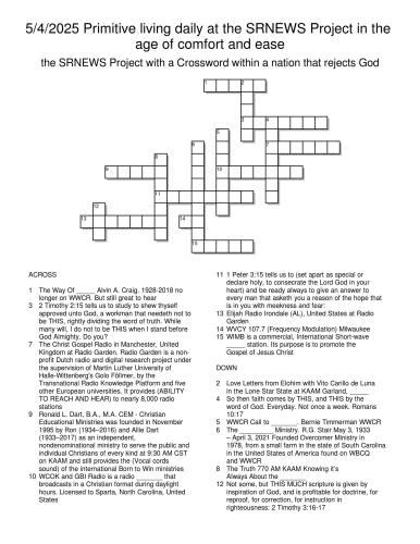 542025PrimitiveLivingDailyAtTheSRNEWSProjectInTheAgeOfComfortAndEase