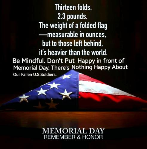 Remembering Our Fallen American Soldier