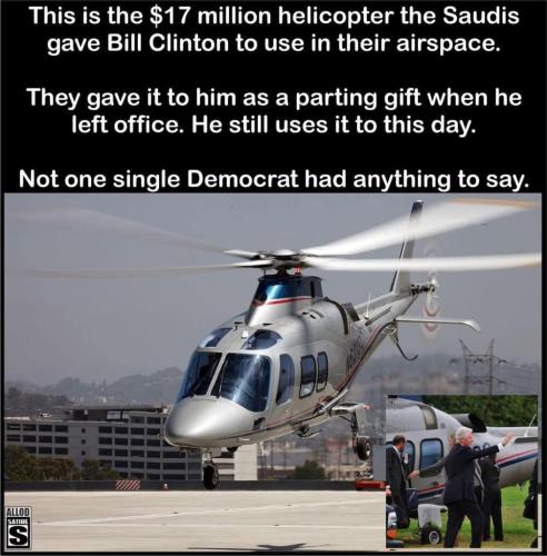 BILL CLINTONS HELICOPTER