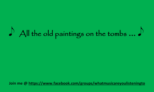 All the old paintings on the tombs