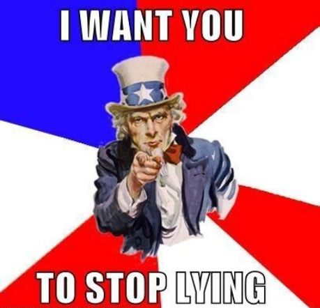 i want you to stop lying
