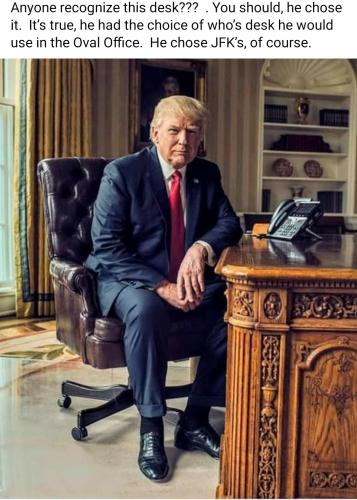 Yep That's JFK's desk