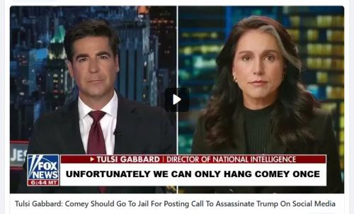 We can only hang Comey once screenshot