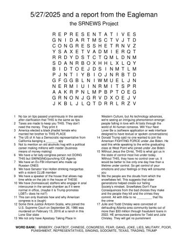 5272025AndAReportFromTheEagleman