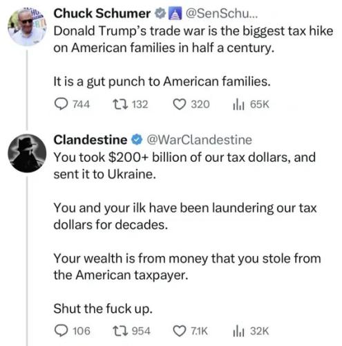 CHUCK SCHUMER POS
