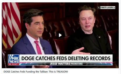 DOGE Catches Feds Funding the Taliban screenshot