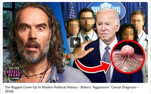 Biden Cancer coverup screenshot