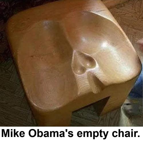 Michelle Obama's empty chair