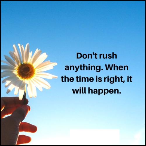1-Don't Rush