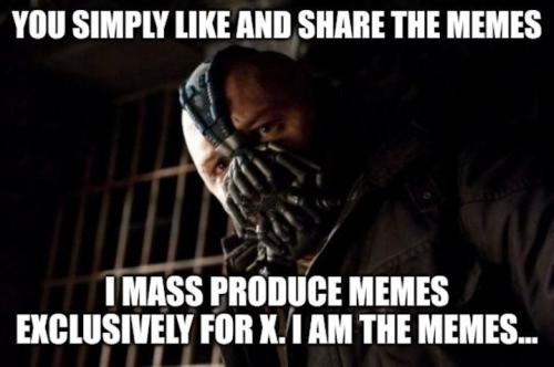 you simply like and share memes