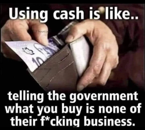 using cash