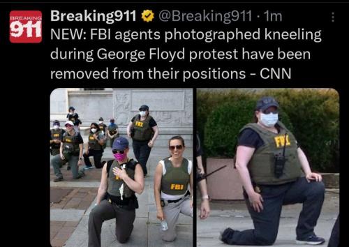 fbi kneeling