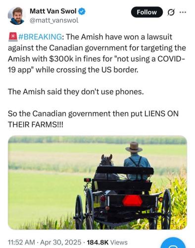 Amish won
