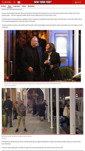 So she had 25 secret service as guards why?