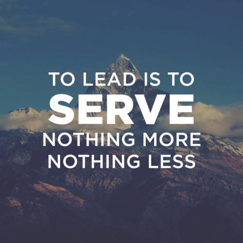 1-To Lead is to Serve