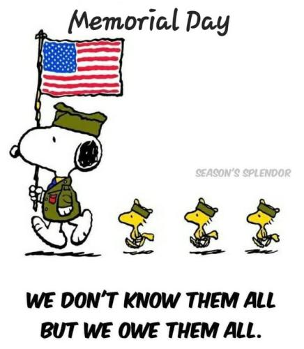 Snoopy Memorial Day