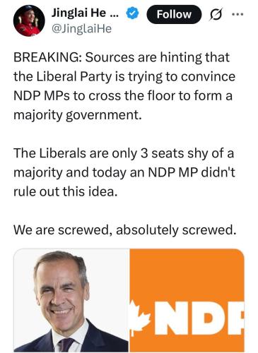 convince the NDP