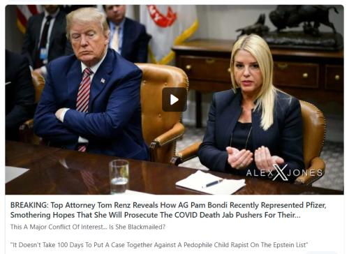 Pam Bondi shit or get off the pot screenshot