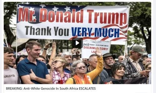 Anti white genocide escalates screenshot