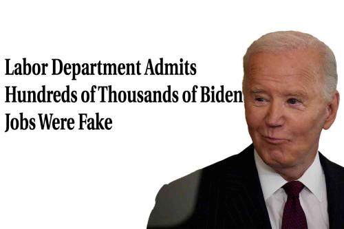 BIDEN FAKE JOBS