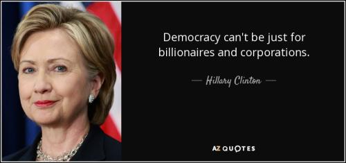 CLINTON FOUNDATION DEMOCRACY