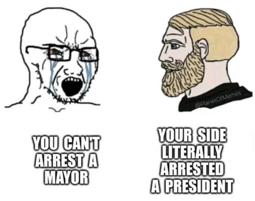 YOU CAN'T ARREST A MAYOR