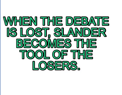 SAUL ALINSKY SLANDER