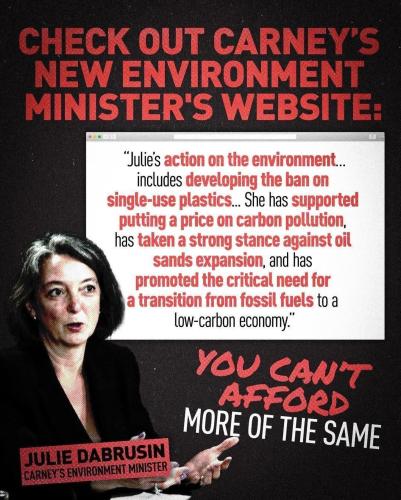 new environment minister