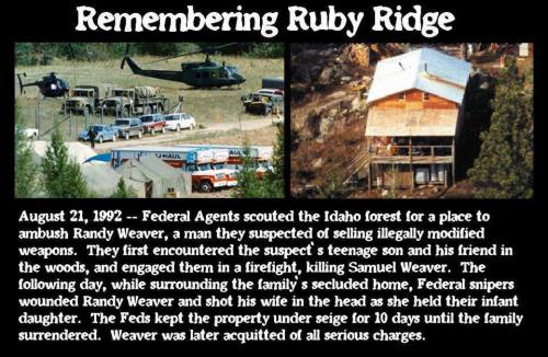 Never forget Ruby Ridge