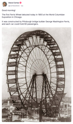 first ferris wheel