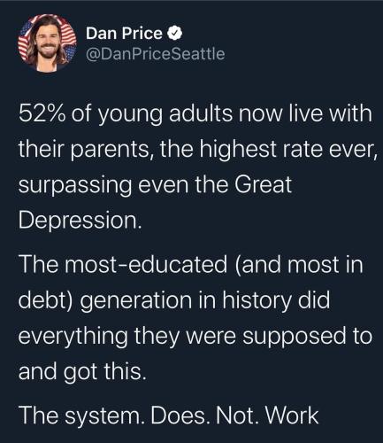 That's what's wrong with our young generation