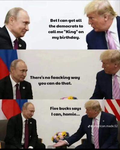 PUTIN KING