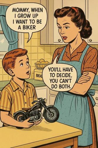 When I grow up I want to be a biker