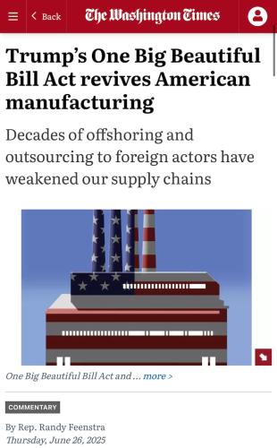 TRUMPS BIG BEAUTIFUL