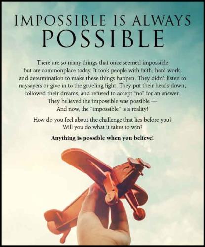 1A-Anything is Possible