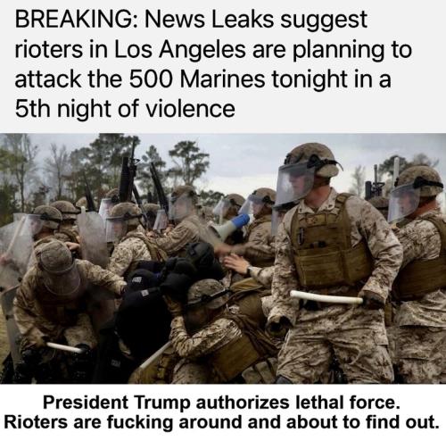 FAFO Time Trump has authorized lethal force.768px