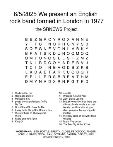 652025WePresentAnEnglishRockBandFormedInLondonIn1977