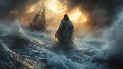 FAITH - Jesus "Walking On Water" 0