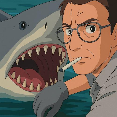 JAWS - Studio Ghibli style