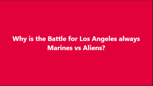Marines vs Aliens