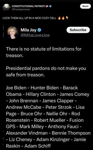 TREASON PARDONS