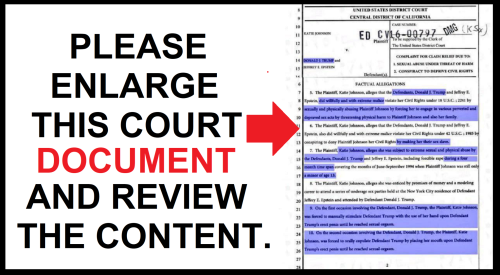 TRUMP'S COURT PAPERS