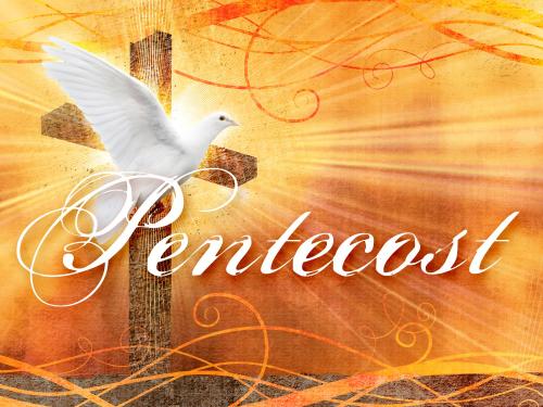 Pentecost dove & cross May 23 2021
