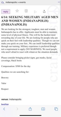 LA Protests 2025 Indianapolis