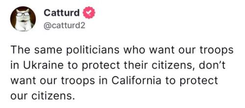Catturd on troops in LA