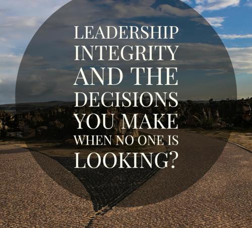 1-Leadership When no One is Looking