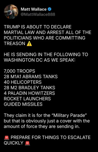 possible martial law June 14