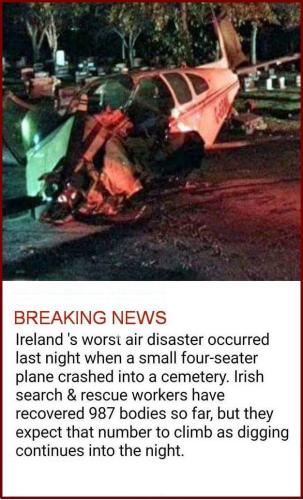 irish air disaster