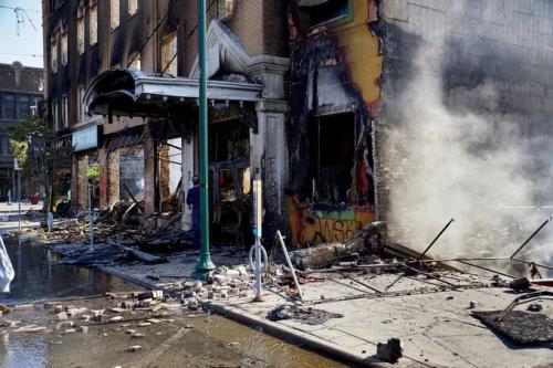 GEORGE FLOYD 66 TIMES MORE DAMAGE THAN CAP